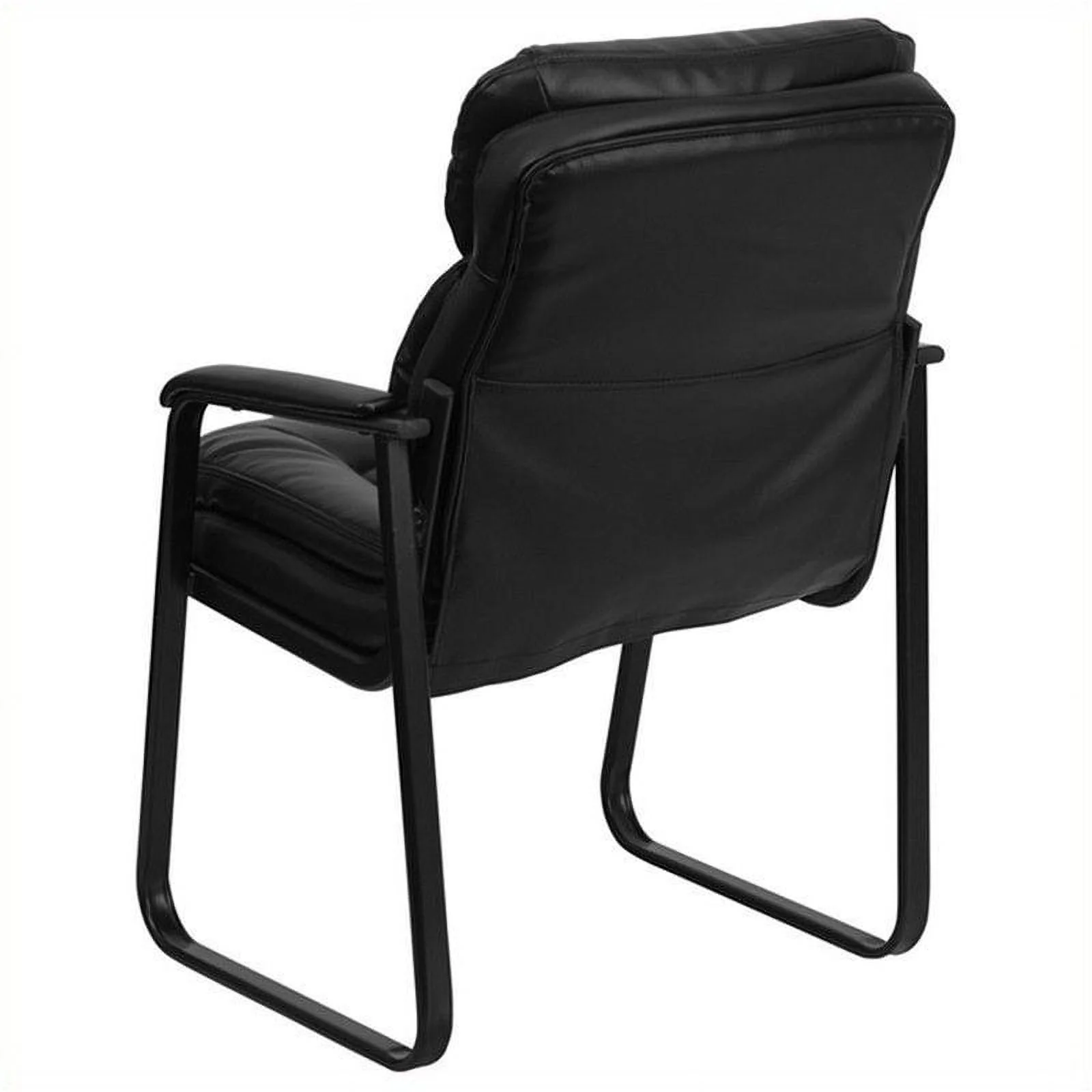 Pemberly Row Executive Side Office Guest Chair in Black