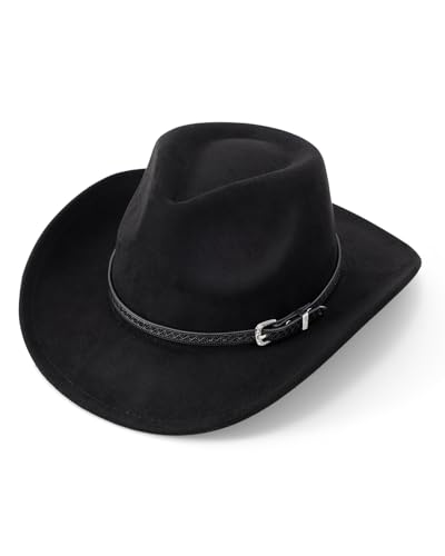 Cowboy Hat for Men Women Classic Cowgirl Hat Wide Brim Western Women Mens Cowboy Hats Christmas Cowgirl Hats Gifts