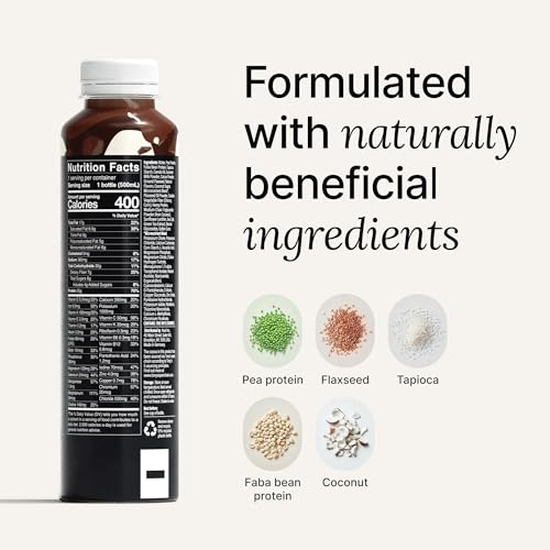 Huel Ready-to-Drink | Chocolate Meal Replacement Drink | High Protein Drink | Nutritionally Complete, Low Sugar, High Fiber, Plant Based, Vegan, Healthy | 20g Protein Per Bottle | 16.9 Fl Oz (12 Pack)