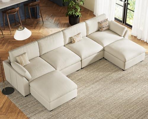 Belffin Extra Large Modular Sectional Sofa,106.3