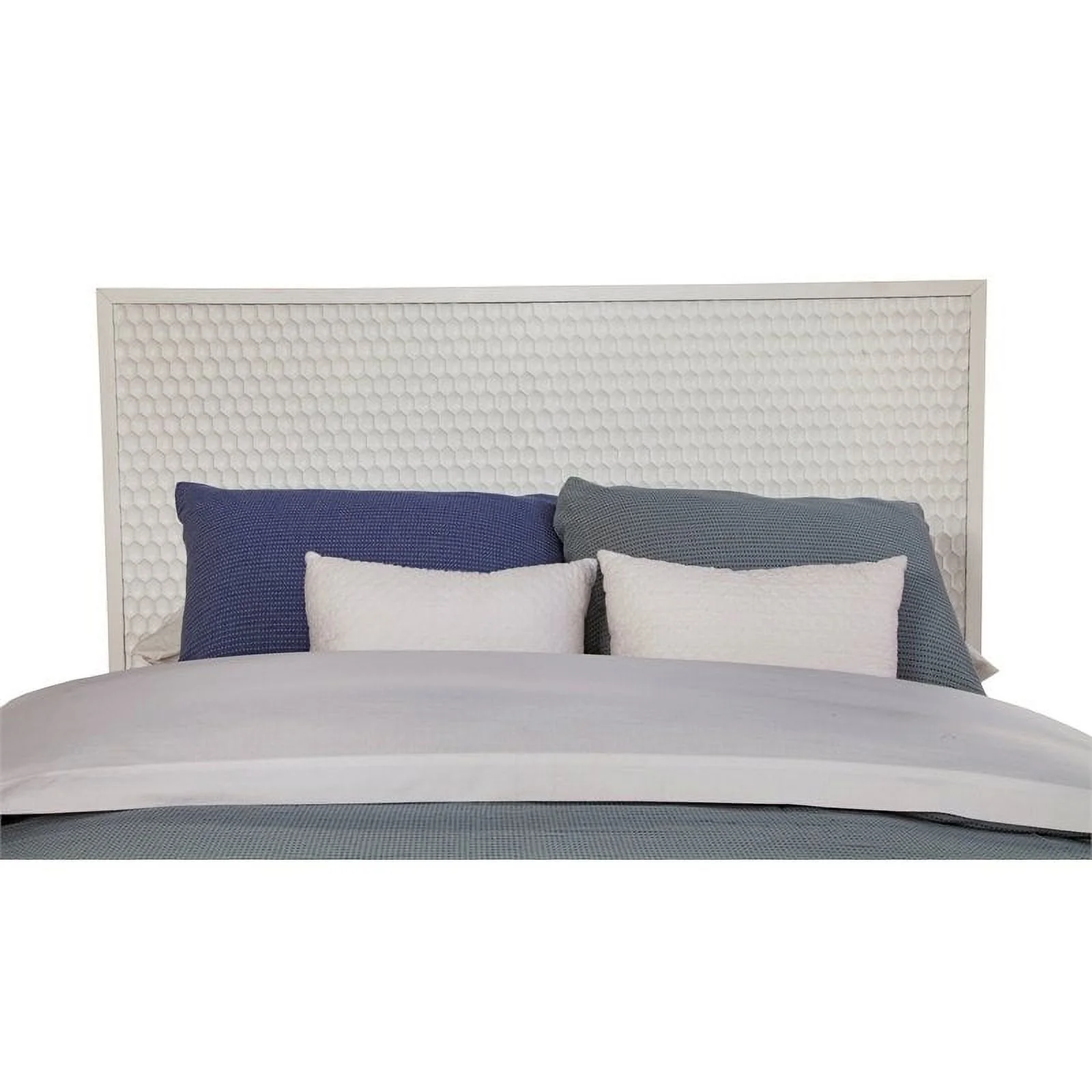 Home Square 4 Piece Set with Nightstand Standard King Headboard & Bedroom Vanity