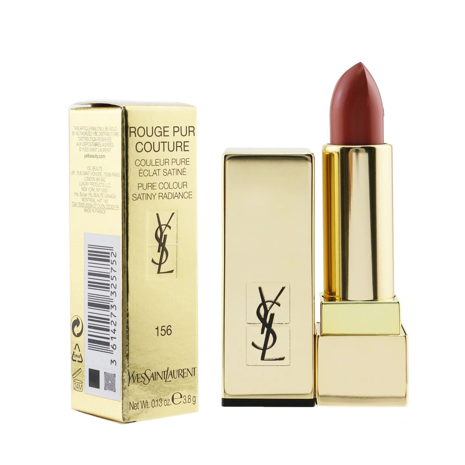 Yves Saint Laurent Rouge Pur Couture - #89 Prune Power (Box Slightly Damaged)  3.8g/0.13oz