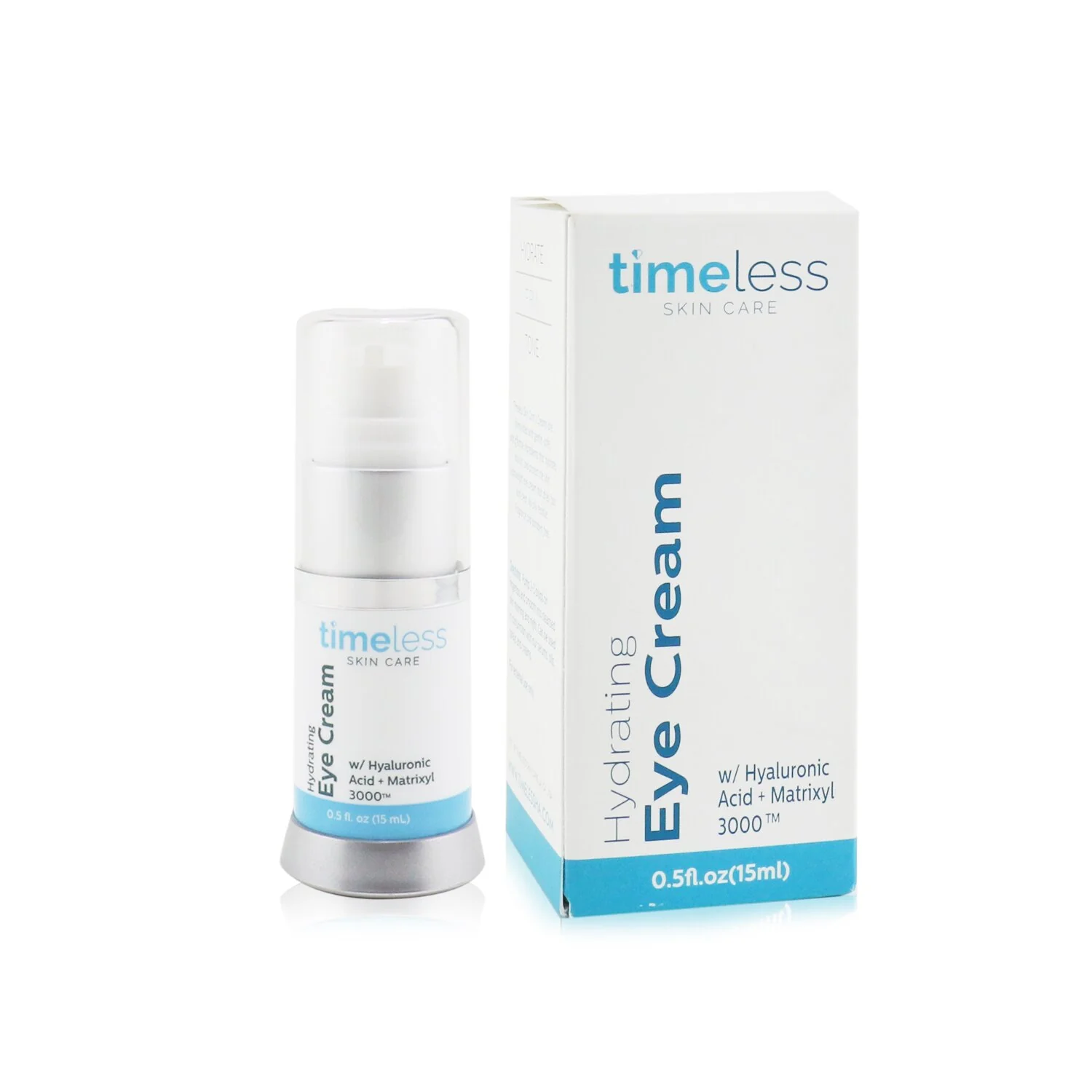 Timeless Skin Care Hydrating Eye Cream W/ Hyaluronic Acid +Matrixyl 3000  15ml/0.5oz