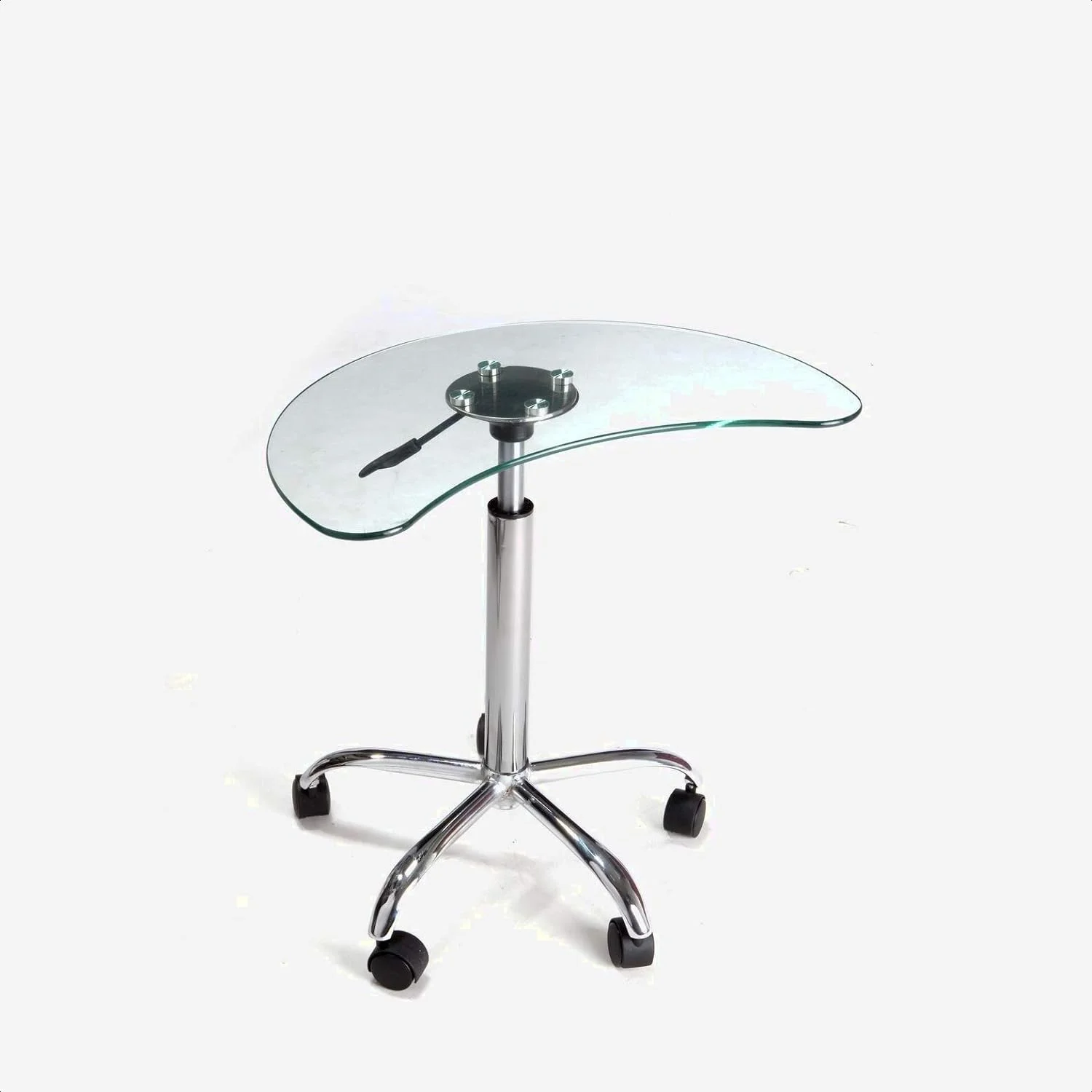 Maragozakis Oval Credenza Desk, Height Adjustable, Overall: 25.6'''' W X 15.8'''' D