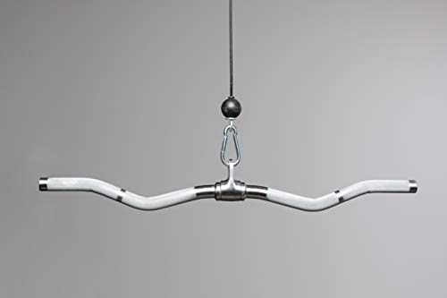 REP Fitness LAT Pulldown and Low Row Cable Machine Attachments and Functional Trainer Attachments – Curl Bar, D-Handle, Ankle Cuff, Tricep Rope, Sports Handle, Straight Bar, Row, Chinning Triangle