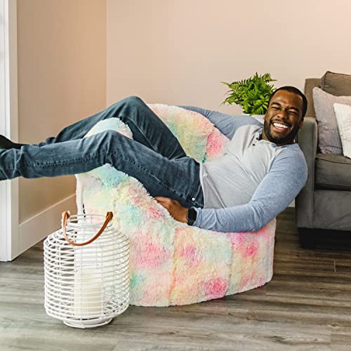 Big Joe Milano Lenox Denim Cobalt Beanbag Chair