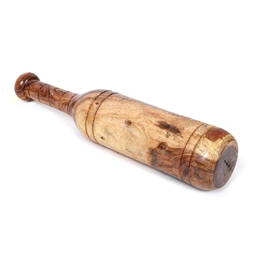 KNK MUGDAR FITNESS BAR INDIAN CLUB MUDGAR BHEEM MACE SHOULDER EQUIPMENT MEEL KARLA KATAI MUGDAL FITNESS DURABLE WOODEN EQUIPMENT