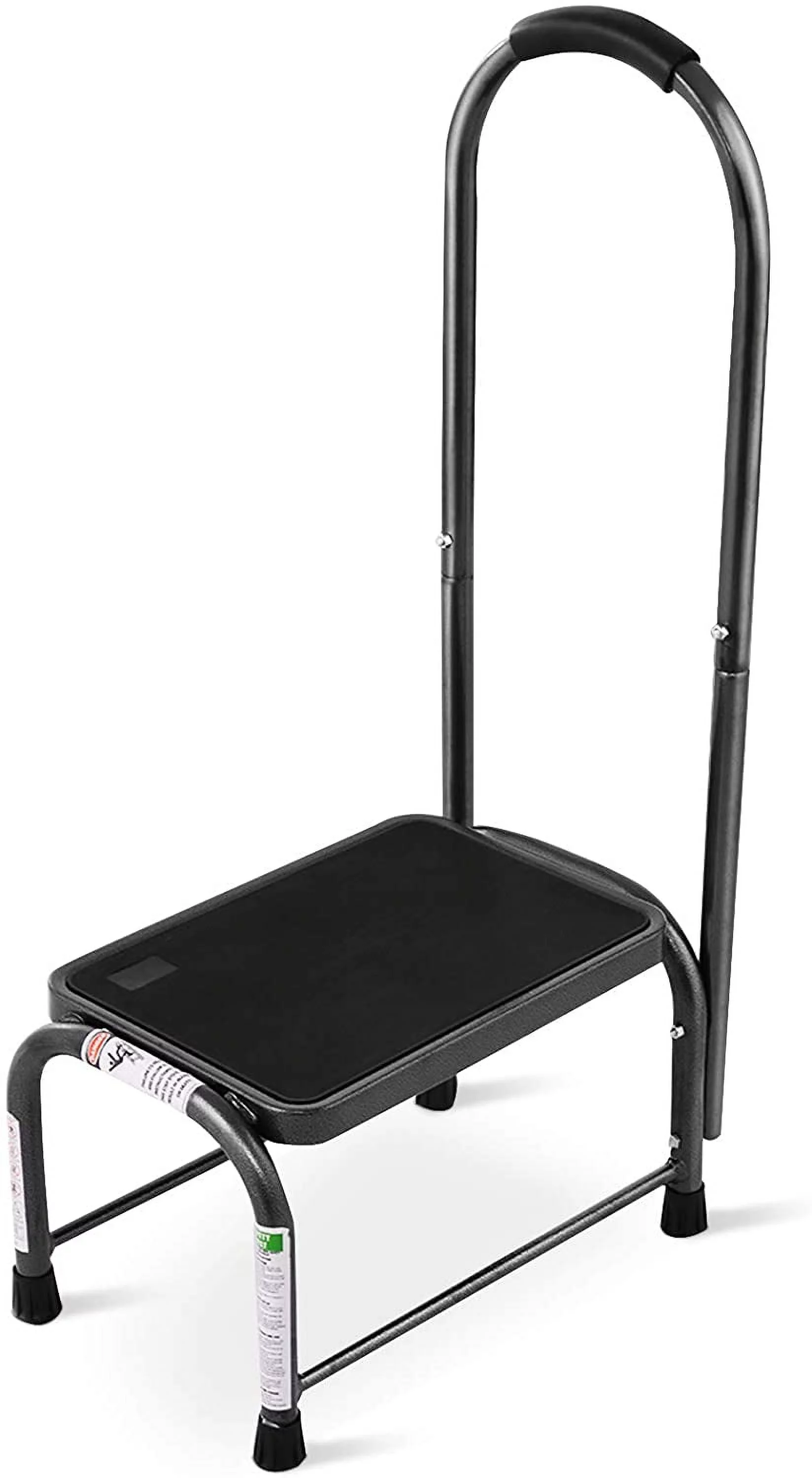 Medical Step Stool with Handle & Non-Skid Rubber Platform, Heavy Duty Safety Step for Old People, Elderly Adults, 330 Lbs Load Capacity