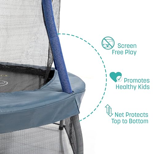 Skywalker Trampolines Mini Trampoline with Enclosure Net