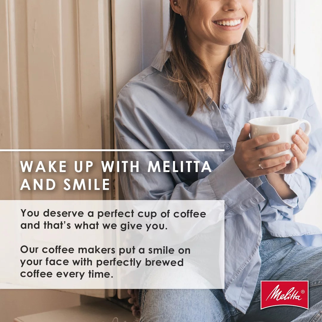 Melitta Molino Coffee Grinder  Flat Burr Electric Grinder for Coffee Beans 14 Cups