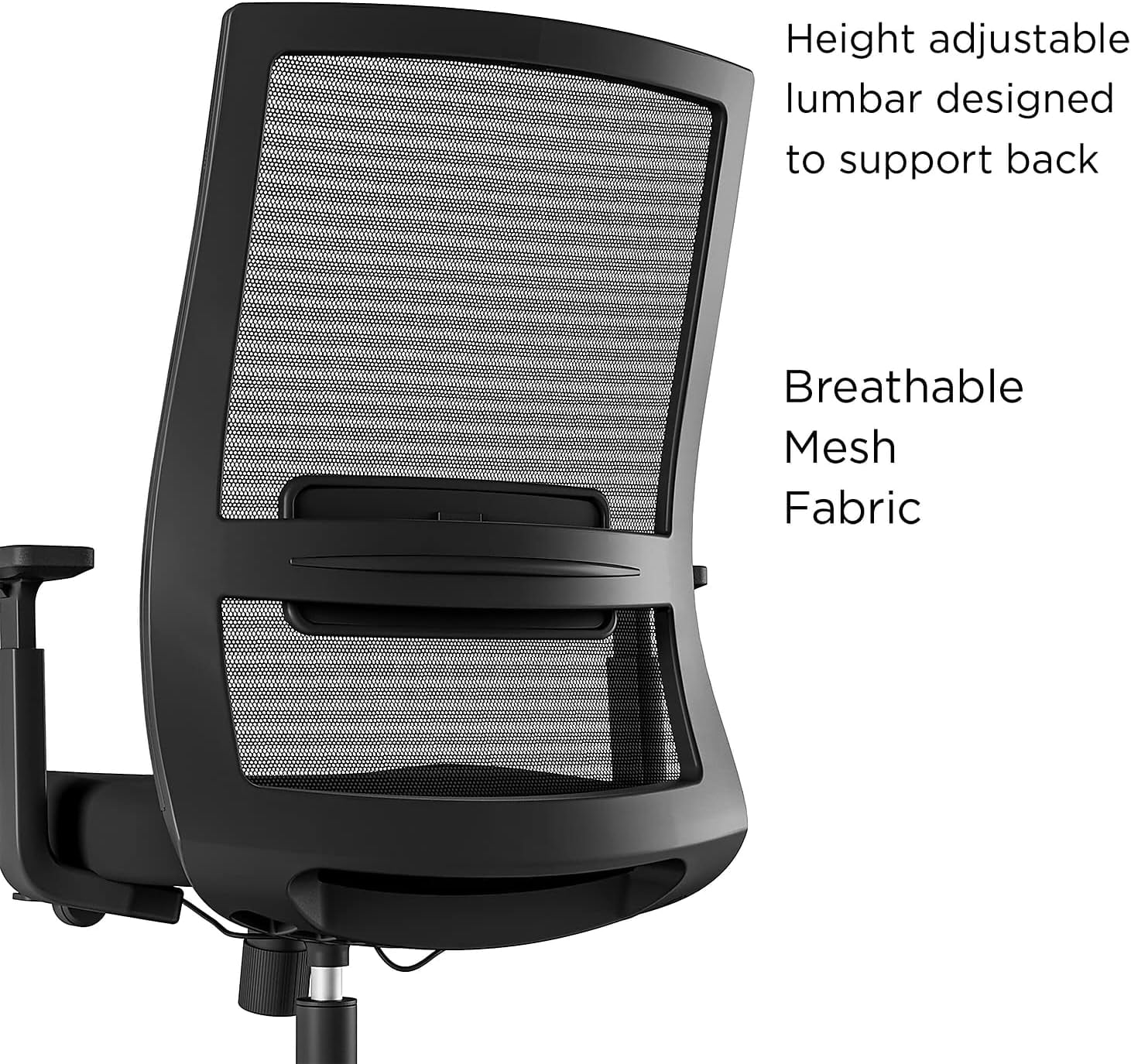 Prestige Marrett Fabric/Mesh Swivel Task Chair, Black, 2/Pack (Un53249-Ccvs)