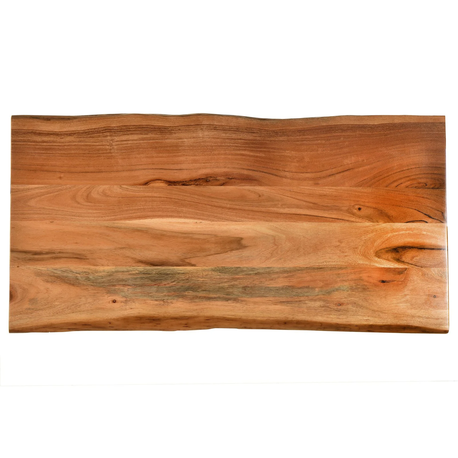 Carolina Classics Seti Live Edge Bar Table in Elm and Gold