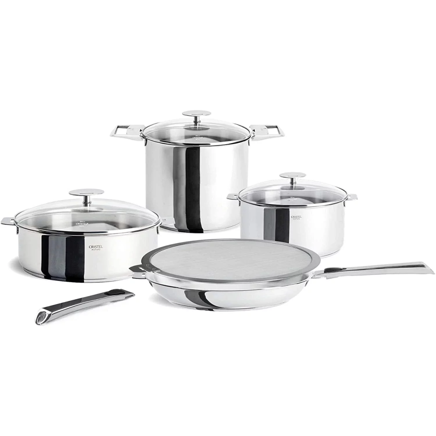 Casteline Stainless-Steel 12 Piece Cookware Set