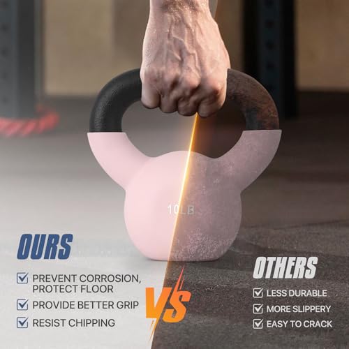 MADOG Neoprene Coated Kettlebells, Strength Training Hand Weights