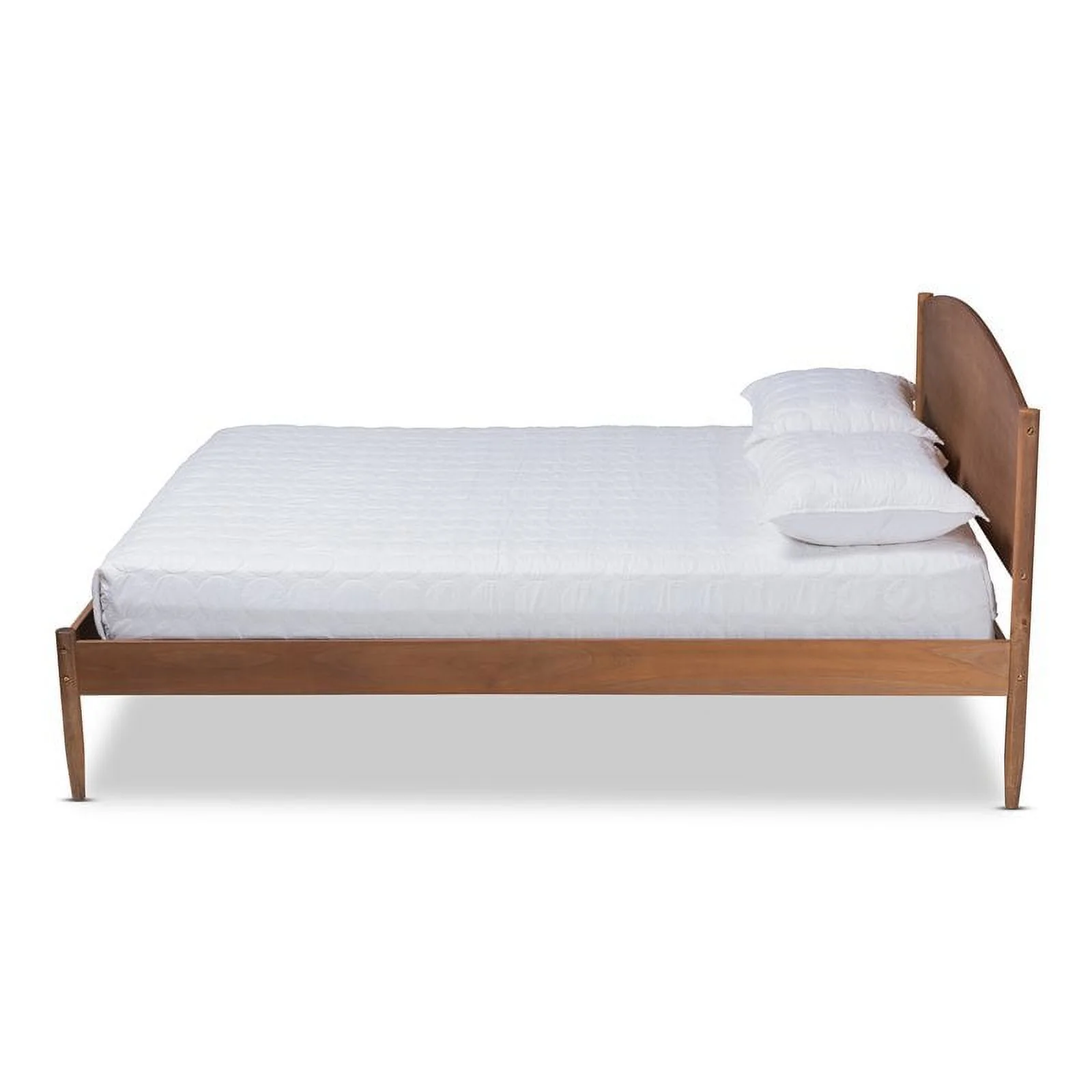 Bowery Hill Full Size Ash Brown Finished Wood Platform Bed
