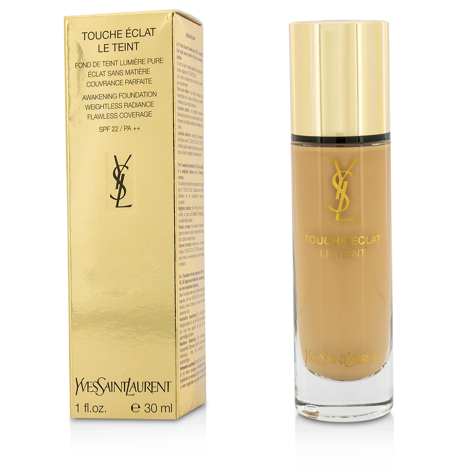 Yves Saint Laurent Touche Eclat Le Teint Awakening Foundation SPF22 - #BR45 Cool Bisque  30ml/1oz