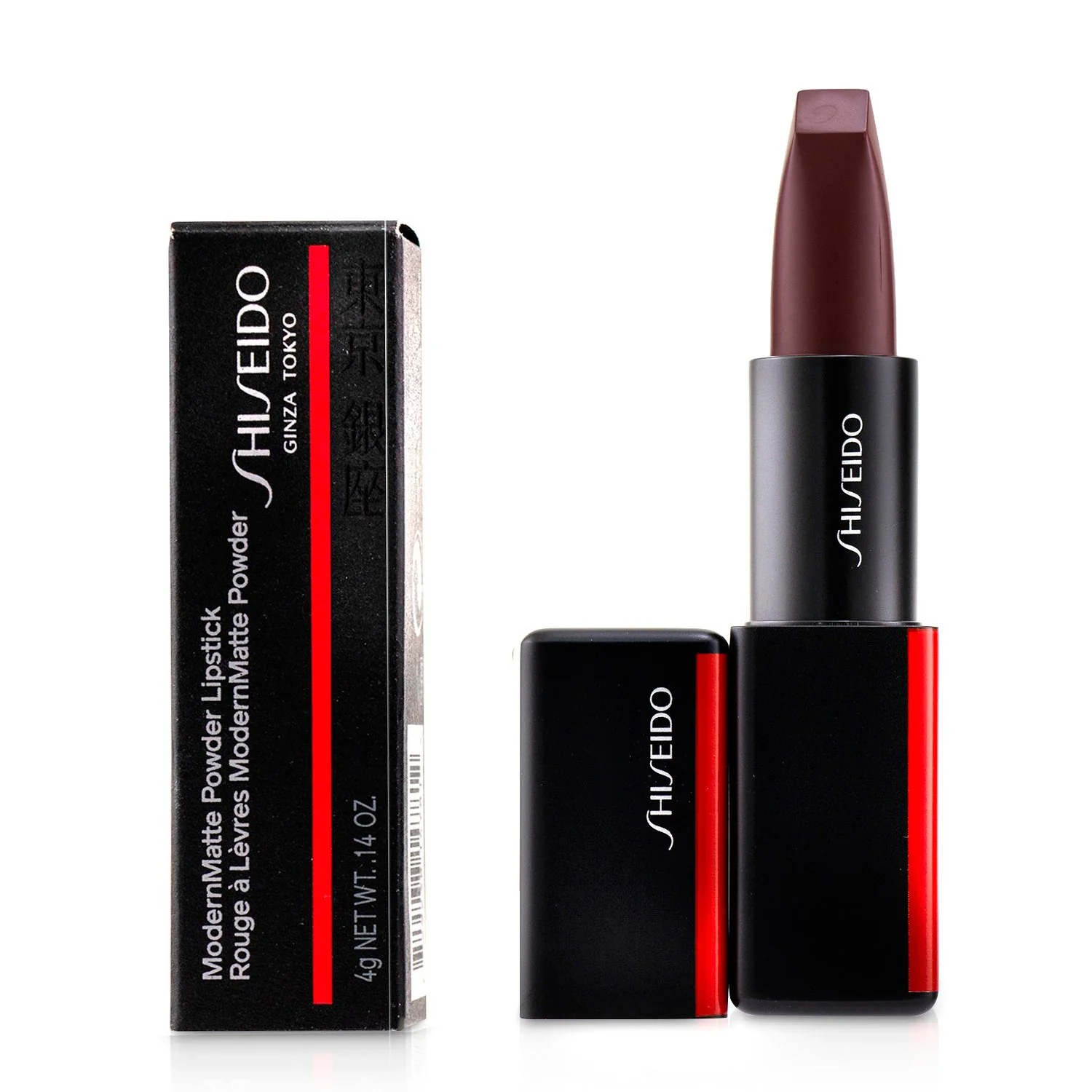 Shiseido ModernMatte Powder Lipstick - # 529 Cocktail Hour (Rich Blue Red)  4g/0.14oz