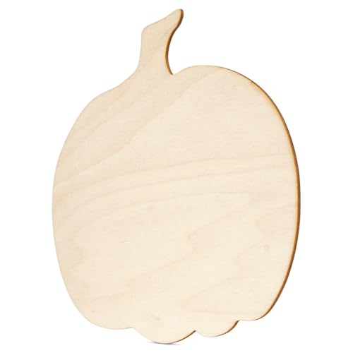 Large Wooden Pumpkin Cutouts 13-1/2 x 16-3/4-inch, 1/8 inch Thick, Pack of 2 Wooden Pumpkins for Crafts & Thanksgiving, by Woodpeckers
