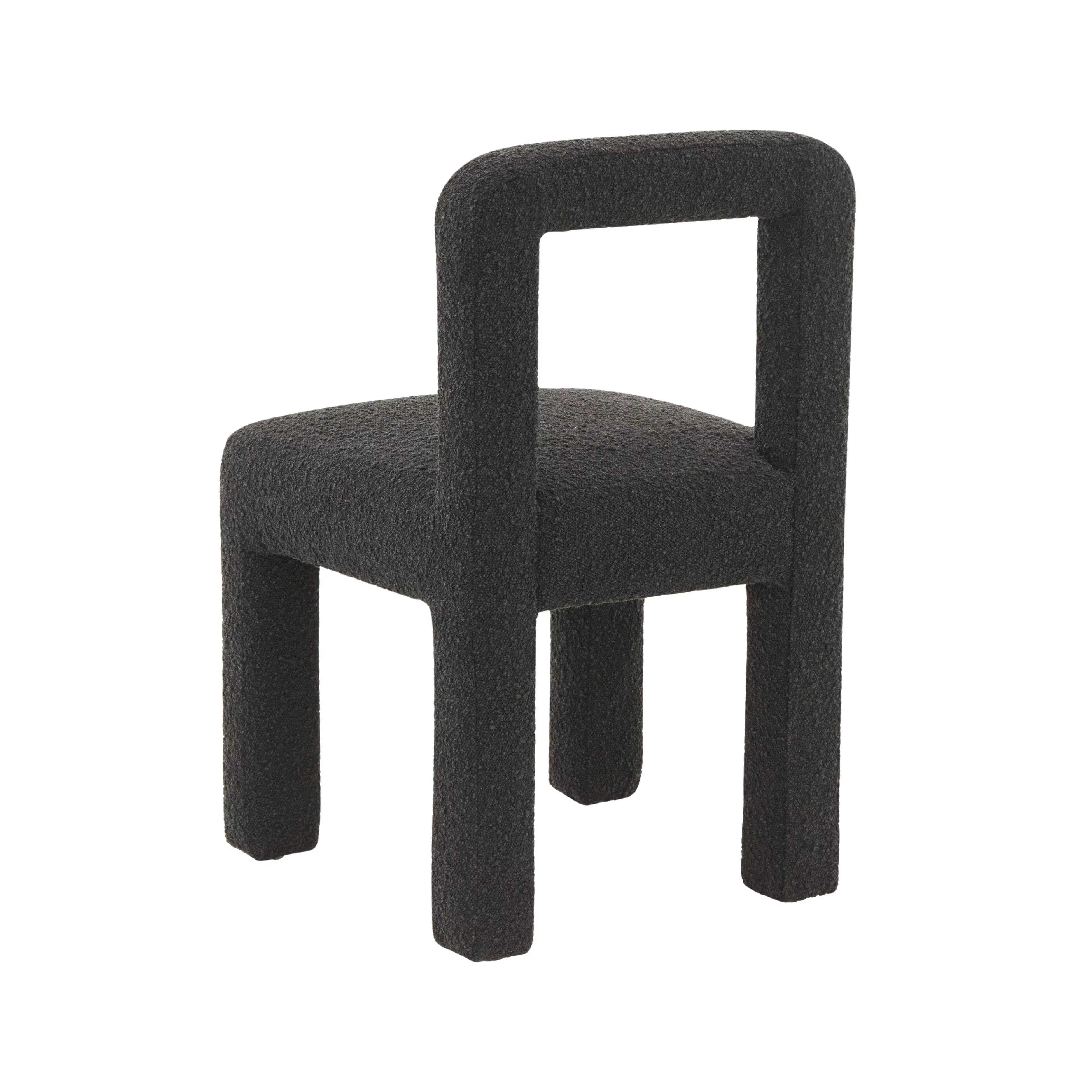 TOV Furniture Hazel Black Boucle Dining Chair