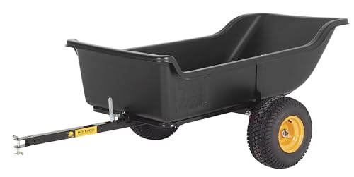 Polar TA1500 Tandem Axle Utility Trailer – 22 Cu. Ft. ATV/UTV Hauling Trailer with 1500 lb. Capacity – Rugged Rubber Wide Track Tires – Model 8262