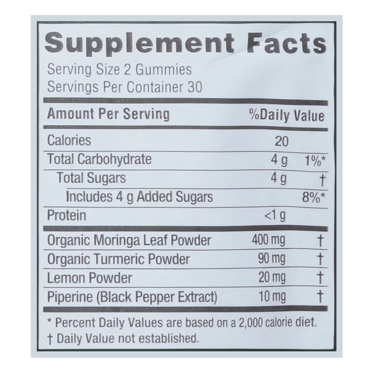 Kuli Kuli - Super Gummies Moringa & Turmeric Lemon - 60 Gummies