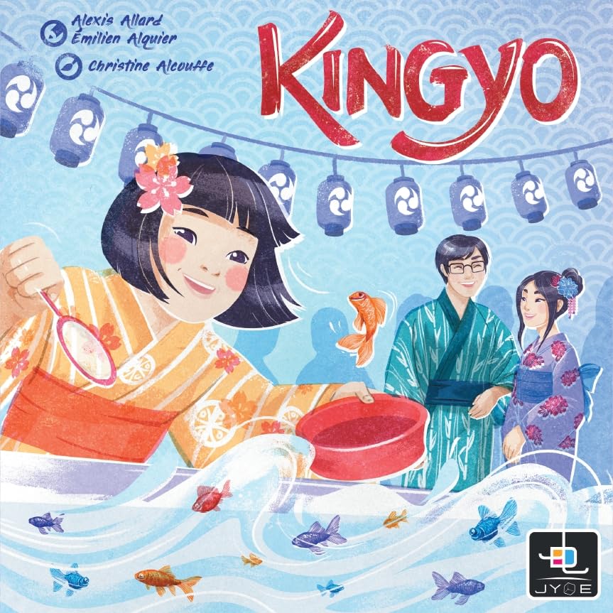 Jyde Kingyo Card Game | Japanese Goldfish Matching Game | Fast-Paced Action and Dexterity Game | Fun Family Game for Kids and Adults | Ages 7+ | 2-6 Players | Average Playtime 10 Minutes | Made