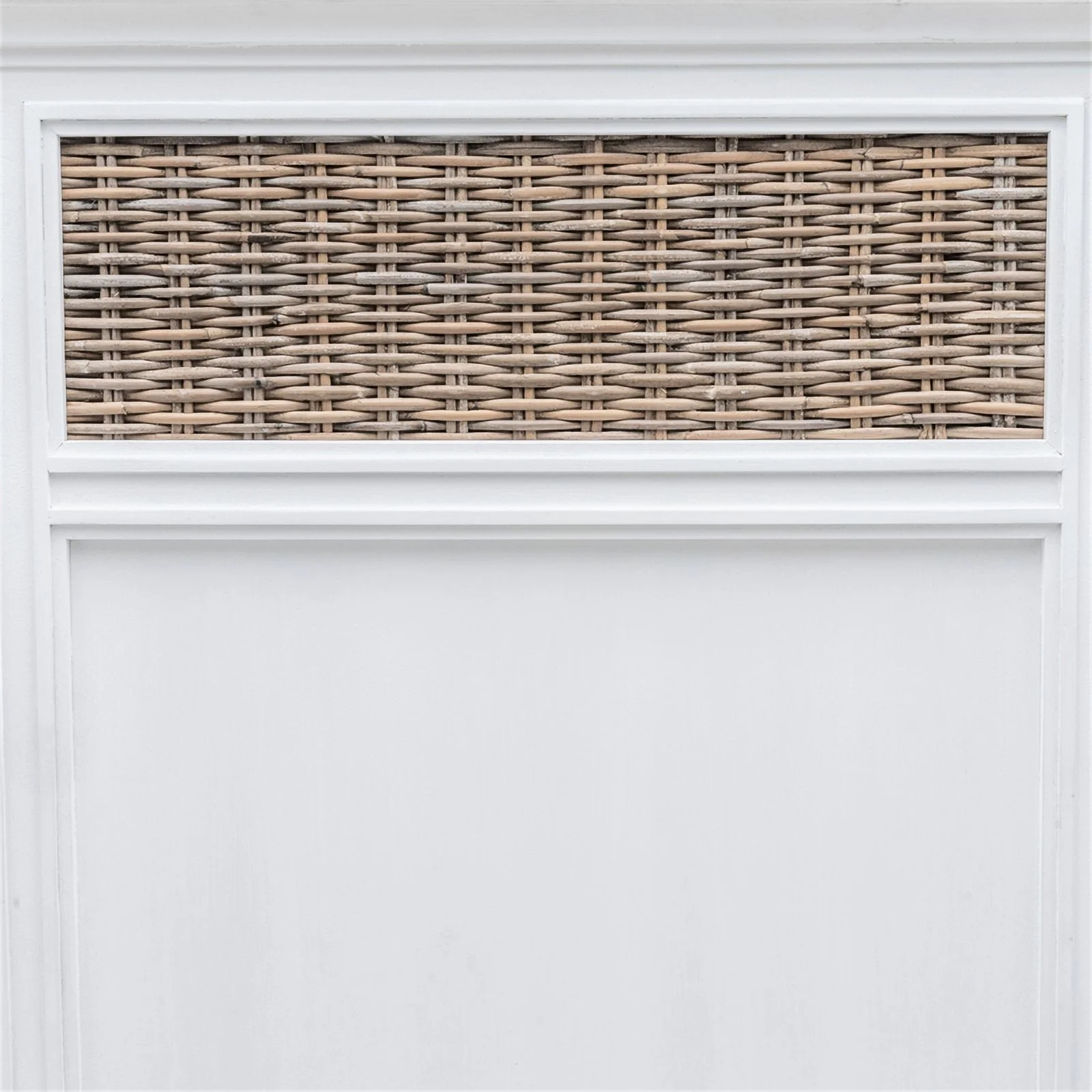 Kauai Queen Wood Headboard White Finish