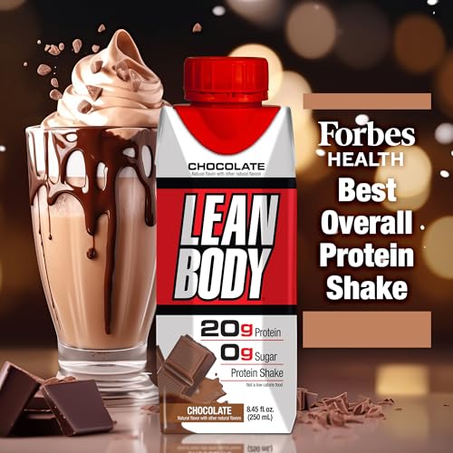 Labrada Lean Body Ready-to-Drink Strawberry Protein Shake, 40g Protein, Whey Blend, 0 Sugar, Gluten Free, 22 Vitamins & Minerals, 17 Ounce (Recyclable Carton & Lid - Pack of 12) LABRADA