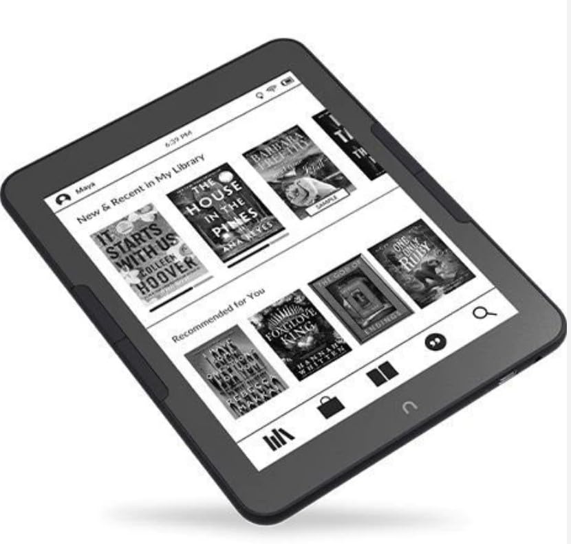 Barnes & Noble NOOK GlowLight 4 Plus eReader 7.8-inch 32GB BNRV1300 Waterproof (Renewed), Black