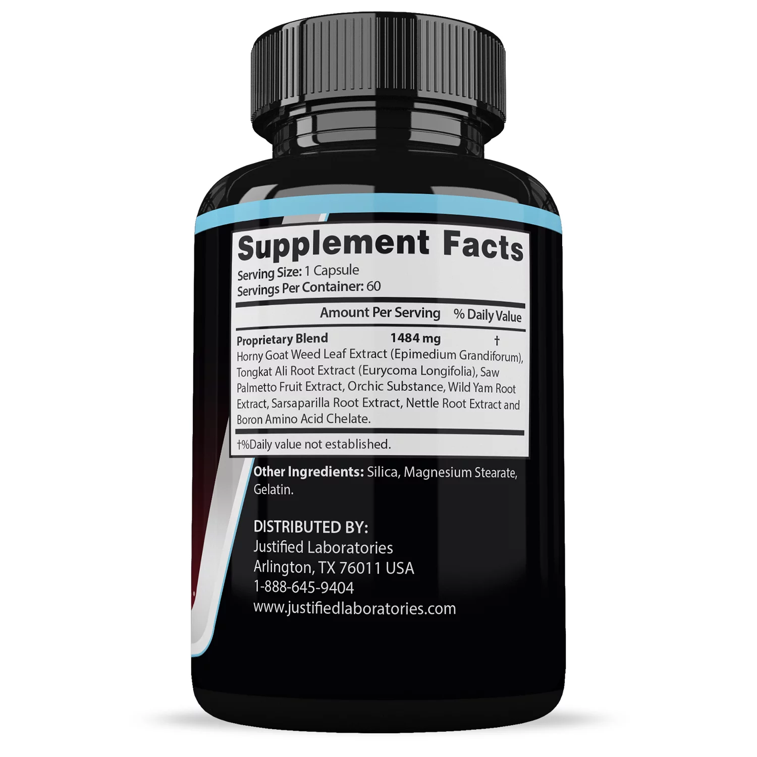 (5 Pack) XL Real Muscle Gainer Men’s Health Supplement 1484mg 300 Capsules