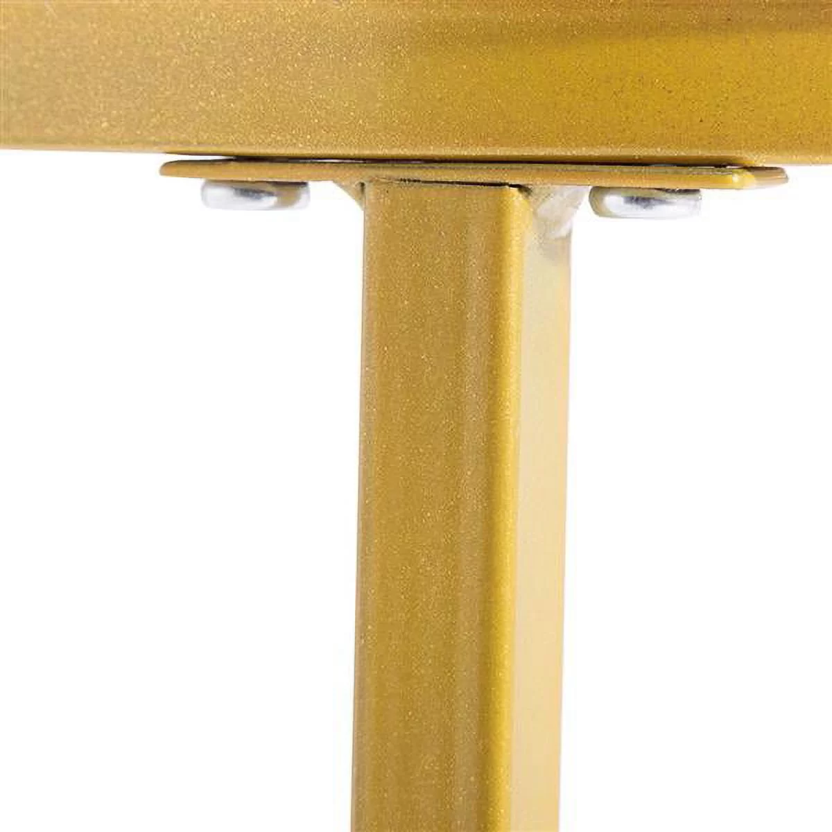 Wulawindy End Table Snack Side Table Single-Layer Round Marble Coffee Table White 15.6