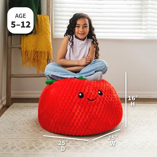 Big Joe Classic Bean Bag Chair, Sapphire Smartmax, Durable Polyester Nylon Blend, 2 feet Round