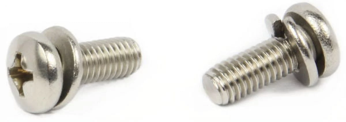 M5-0.8 x 12 mm SEMS Screws / Split Lock Washer / Phillips / Pan Head / 18-8 Stainless Steel (A2) / ISO7045 - 1250 Piece Carton