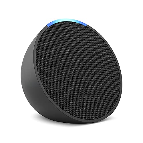 Amazon Echo Pop (newest model), Our smallest Alexa speaker, Fits in any room, Midnight Teal