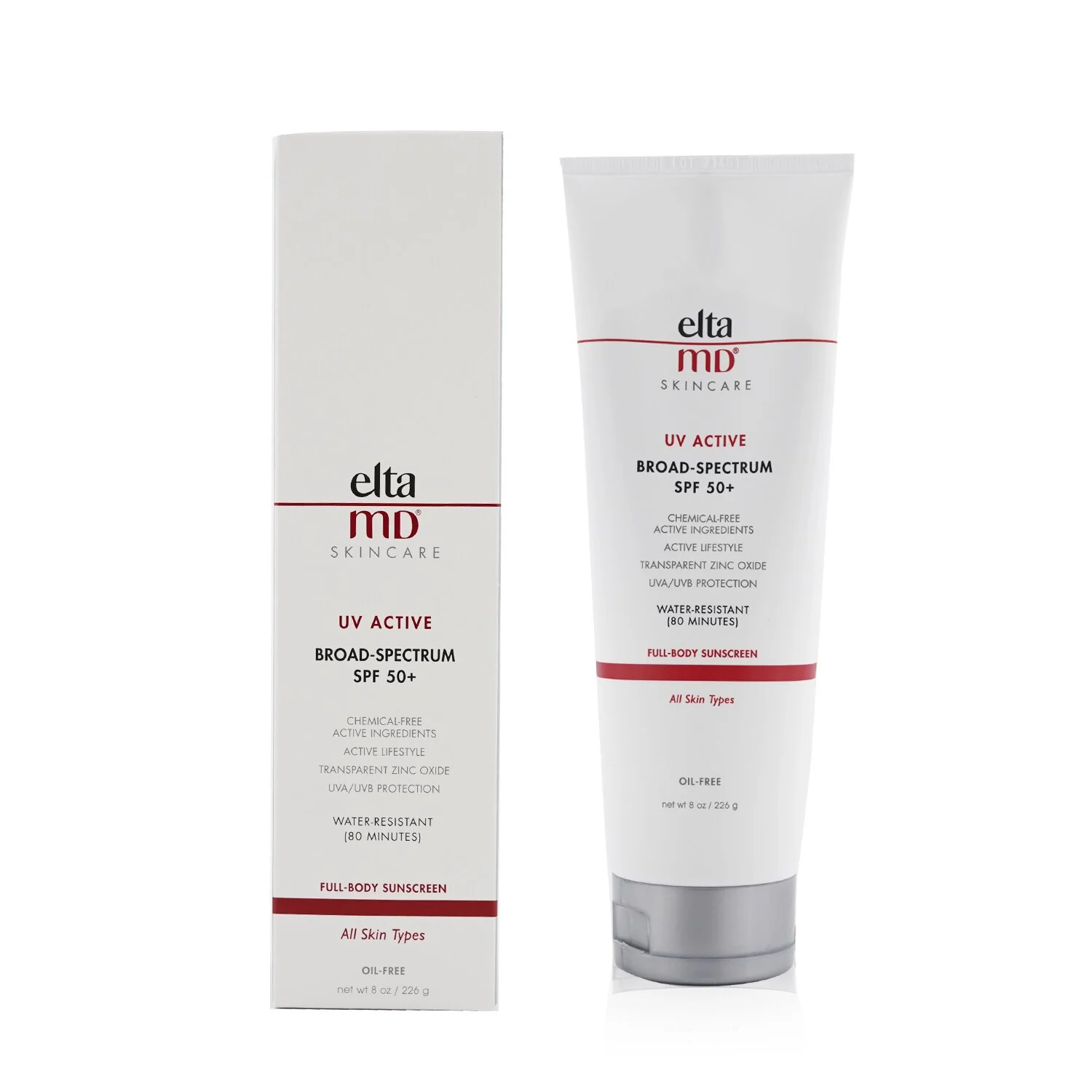 EltaMD UV Active Water-Resistant Full-Body Sunscreen SPF 50 (Exp. Date: 05/2022)  226g/8oz