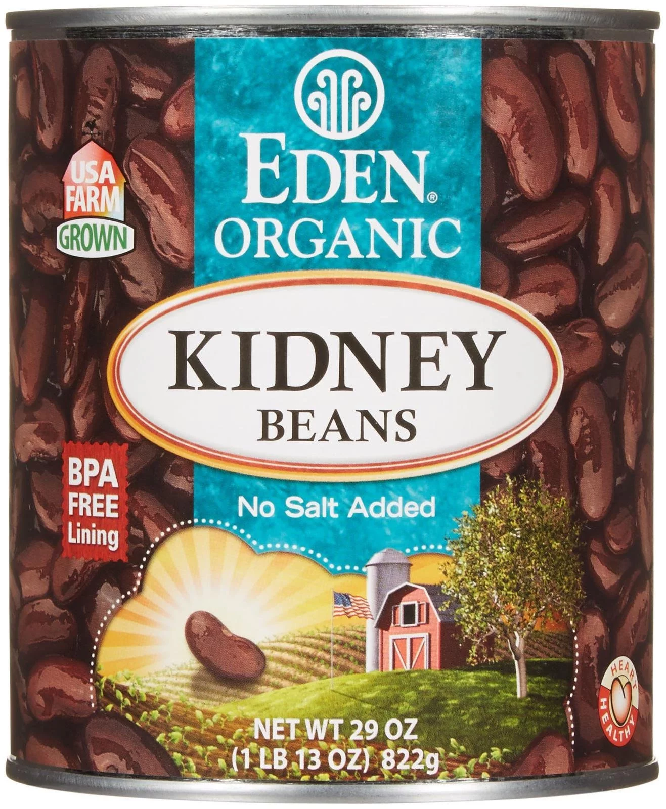 Eden Dark Red Kidney Beans - 29 oz - 12 pk