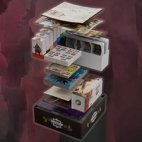 Fateforge Chronicles of Kaan - Strategy Board Game, App Story-Driven Co-Op Action Adventure, Fast-Paced Combat, Age 14+, 1-4 Players