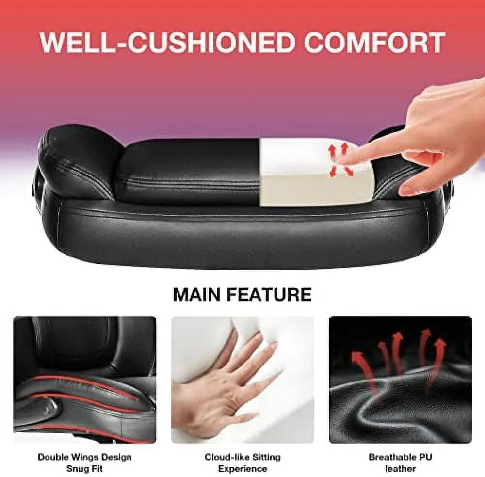 Big and Tall Fabric Office Chair 400lbs-Heavy Duty Executive Desk Chair with Extra Wide Seat  High Back JOMA Leather Computer Chair with Tilt Rock&Tension  Padded Armrests-Black