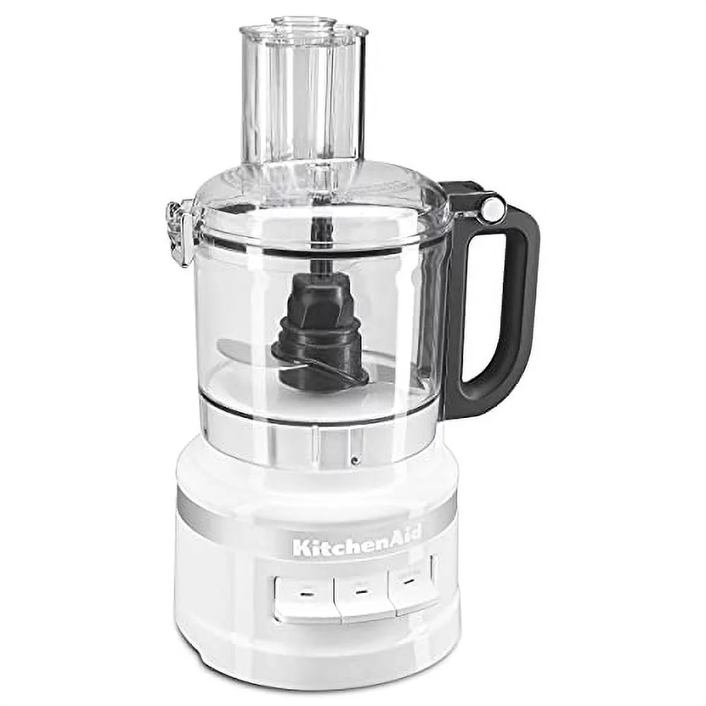 KitchenAid 7-Cup Food Processor KFP0718WH, White (Used)