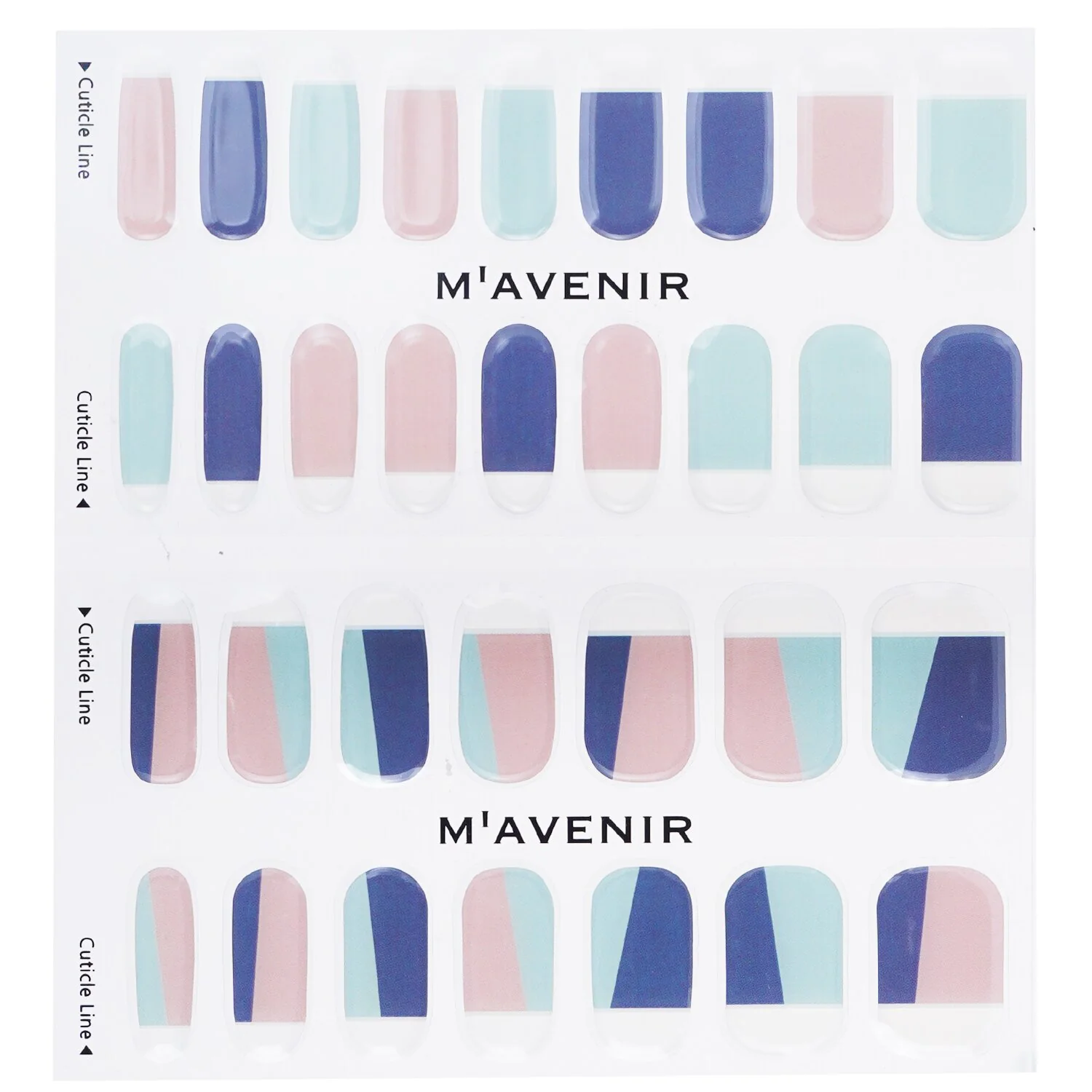 Mavenir Nail Sticker (Assorted Colour) - # Lollipops Nail  32pcs