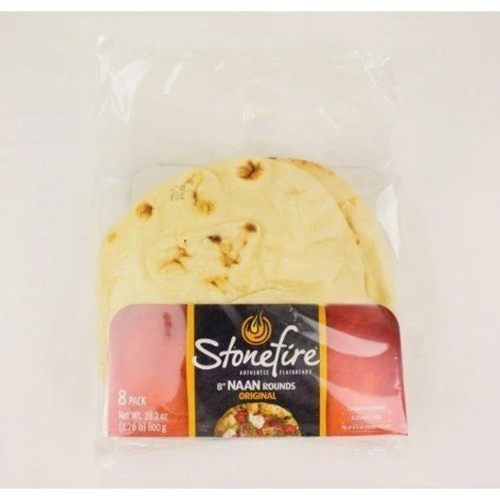 Stonefire Original Round Naan, 8 inch -- 48 per case