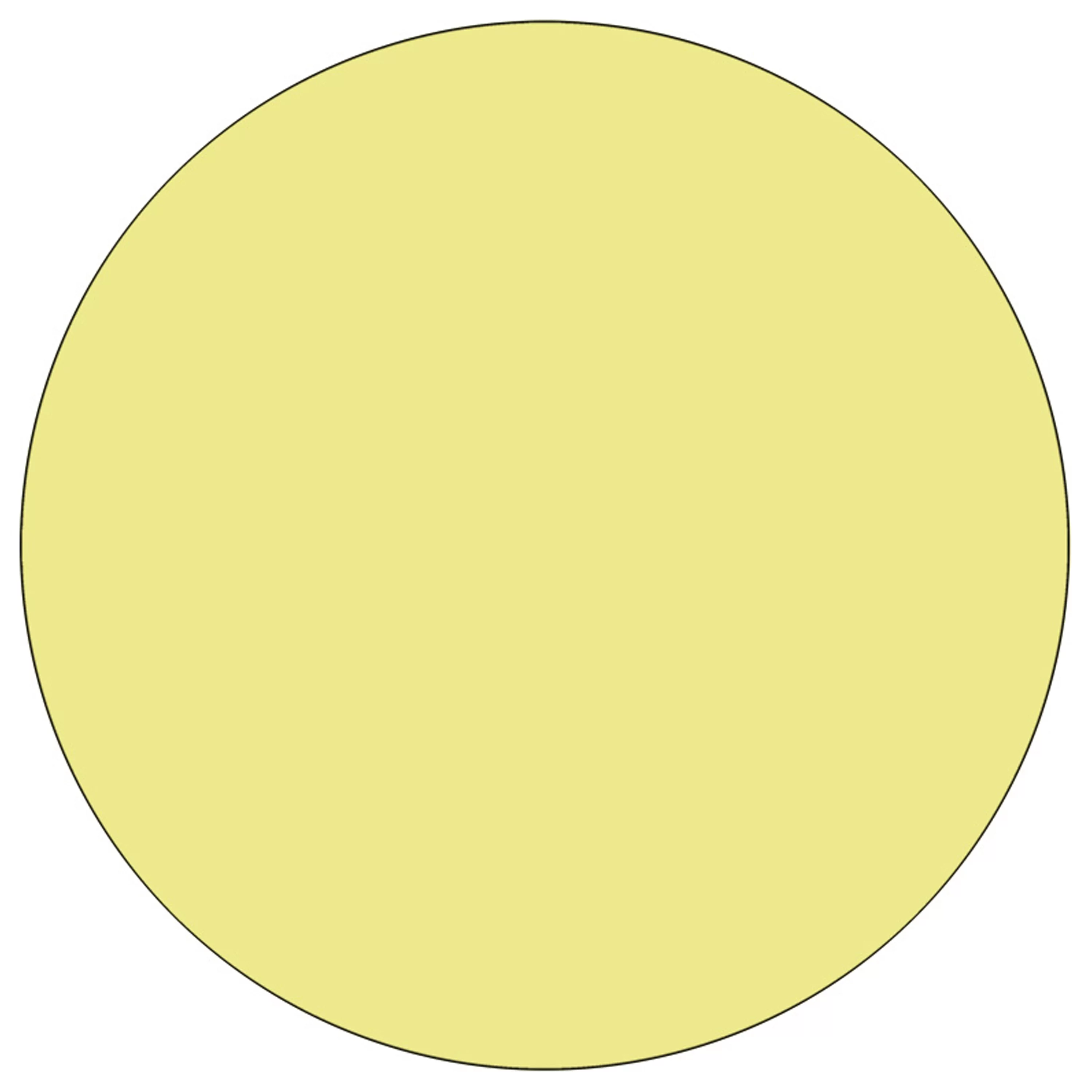 Flash Furniture Wren Mobile 60'' Round Yellow Thermal Laminate Activity Table - Standard Height Adjustable Legs