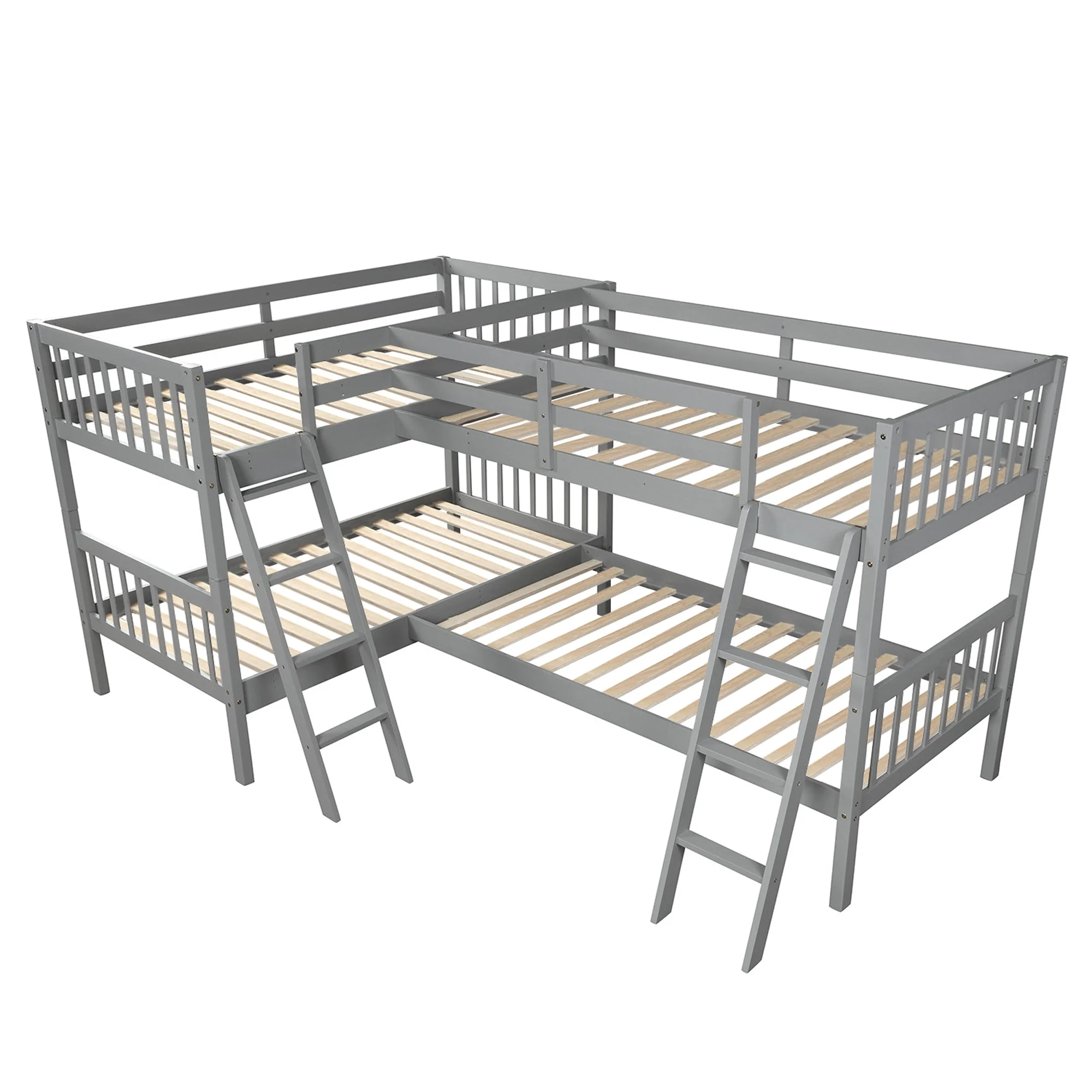 Two Haven Twin L-Shaped Bunk Bed