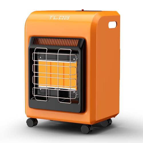 TLOG outdoor propane heater，18,000 BTU Portable Liquid Propane Gas Heater with ODS & Tip-over Protectionfor Garges, Workshops, Patio, Camping, Heating up to 450 Sq. Ft.