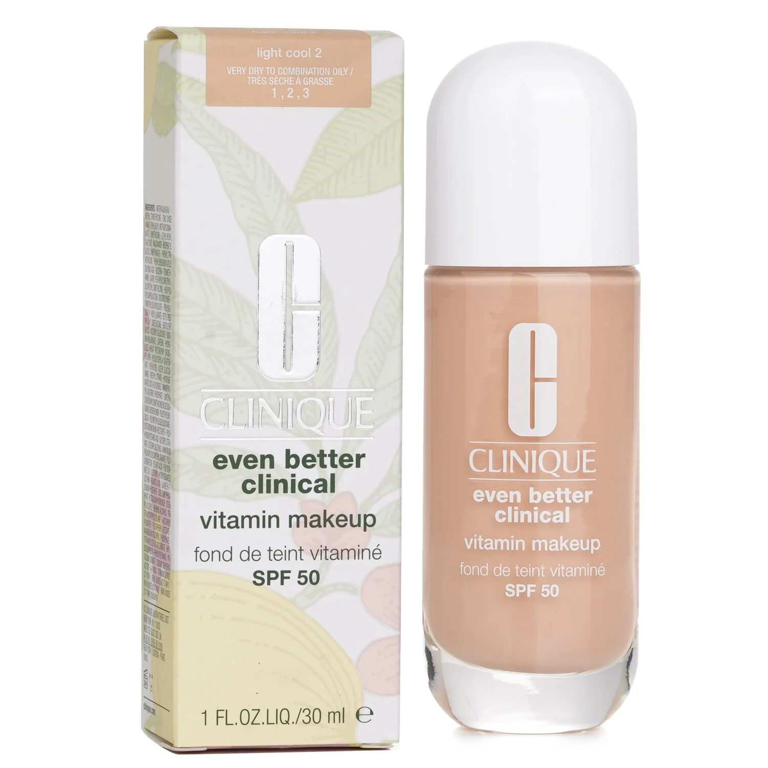 Clinique Even Better Clinical Vitamin MakeUp Foundation SPF 50 - # 4 Light Medium Cool  30ml