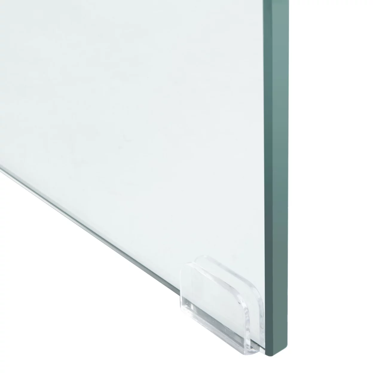 SAFAVIEH Kayley Modern 2-Tier Glass Accent Table, Natural