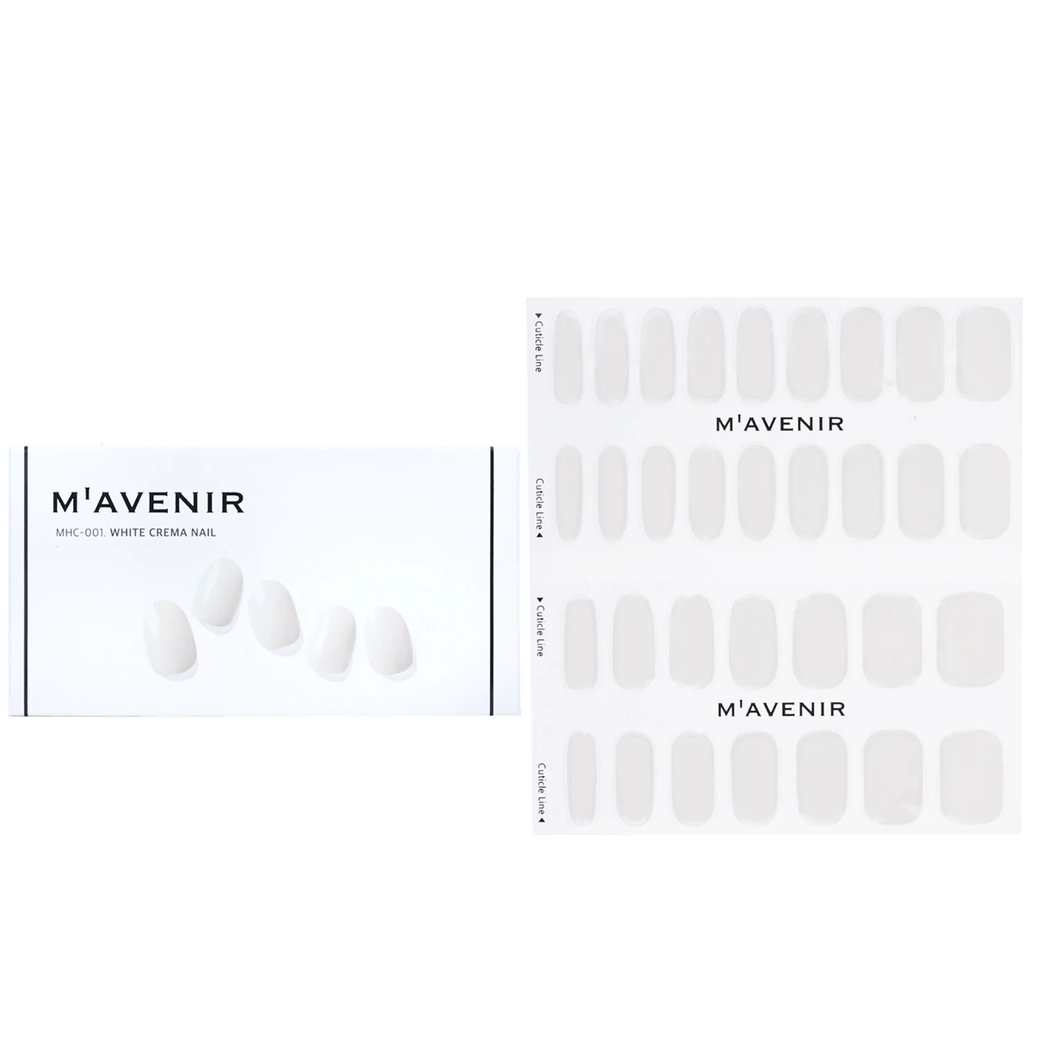 Mavenir Nail Sticker (Blue) - # Classic Navy Nail  32pcs