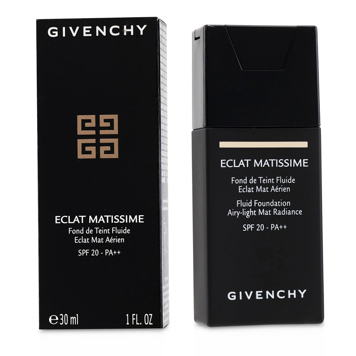 Givenchy Eclat Matissime Fluid Foundation SPF 20 - # 4 Mat Beige  30ml/1oz