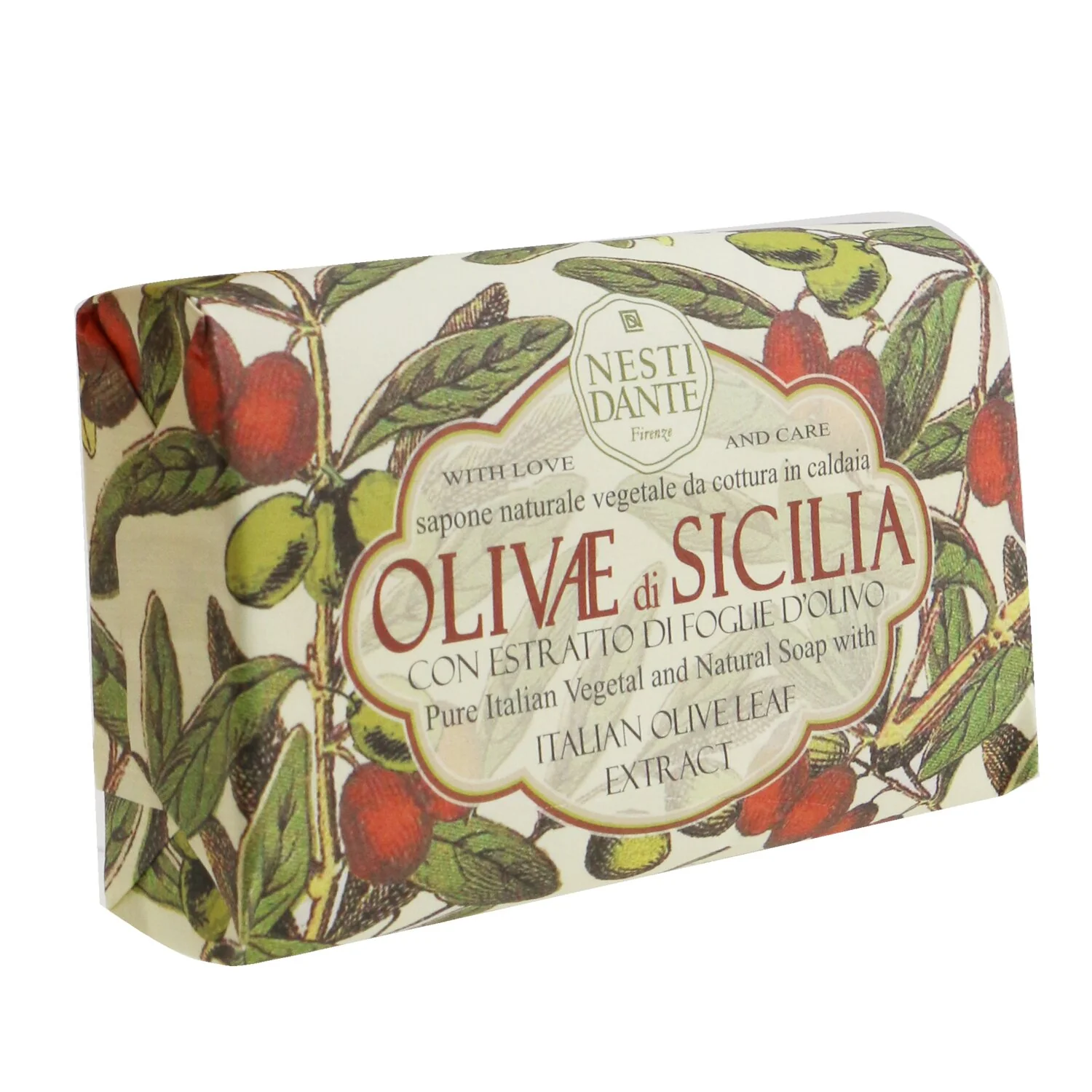 Nesti Dante Natural Soap With Italian Olive Leaf Extract  - Olivae Di Sicilia  150g/3.5oz