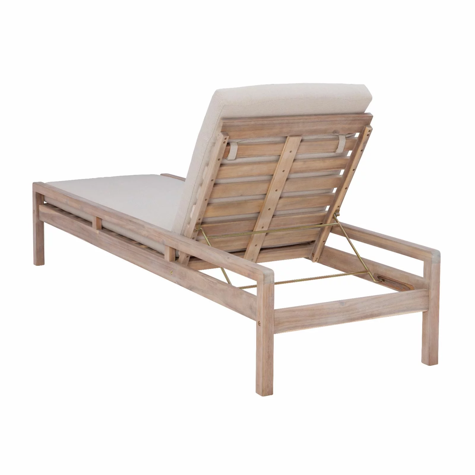 Teagon Bge Nat Single Chaise Lounger